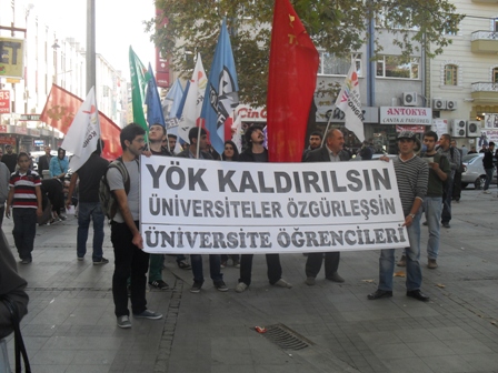 Konya'da YÖK isyanı