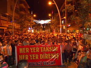 istanbul sarigazi halki direnmekete kararli