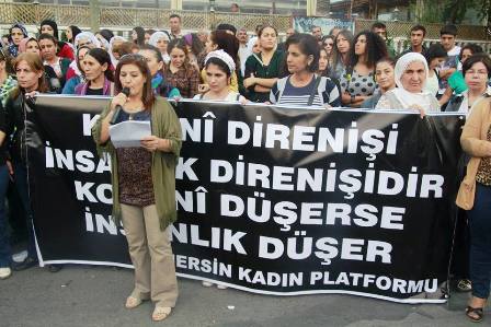 kadınlar kobane destek