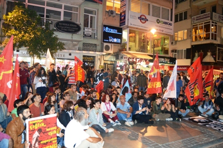 İzmirde Kobané Dayanışması İçin Etkinlik