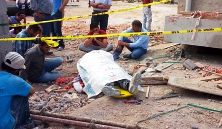 inşaar işçi katledildi