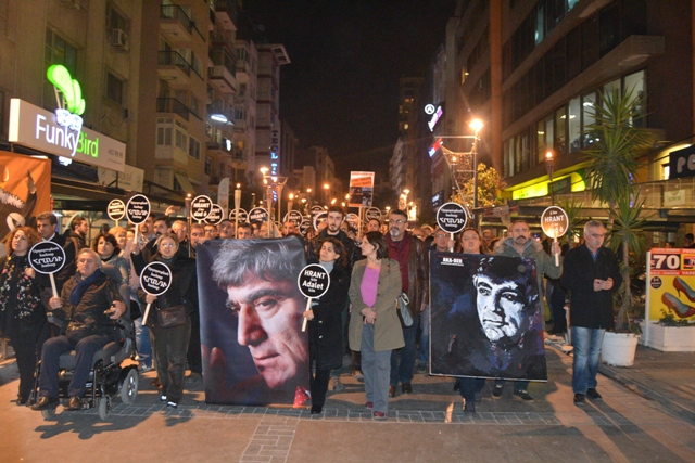 izmirde Hrant anıldı