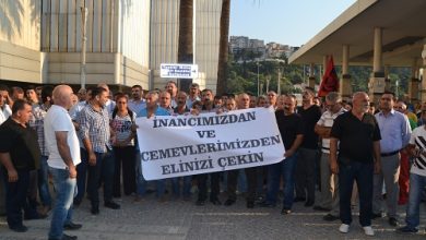 İzmir Alevilerin cemevi protestosu