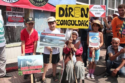 Zonguldak halkı termik santral istemiyor