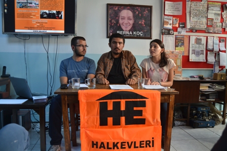 İzmir Halkevi basın toplantısı