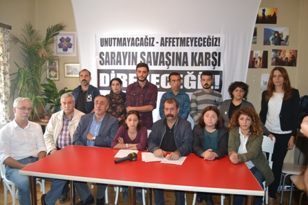 İzmirde basın toplantısı