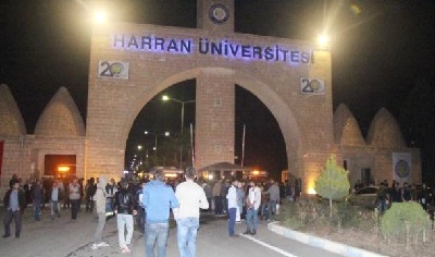 Harran üniversitesi öğrencilerinin ulaşım eylemi