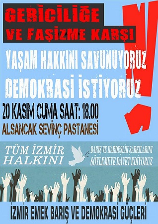İzmirde eyleme çağrı