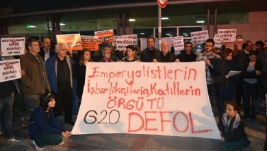 İzmirde g 20 protestosu