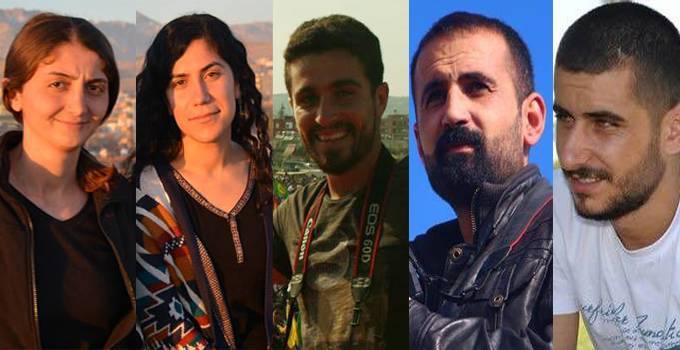 Gözaltına alınan 5 gazeteci serbest bırakldı