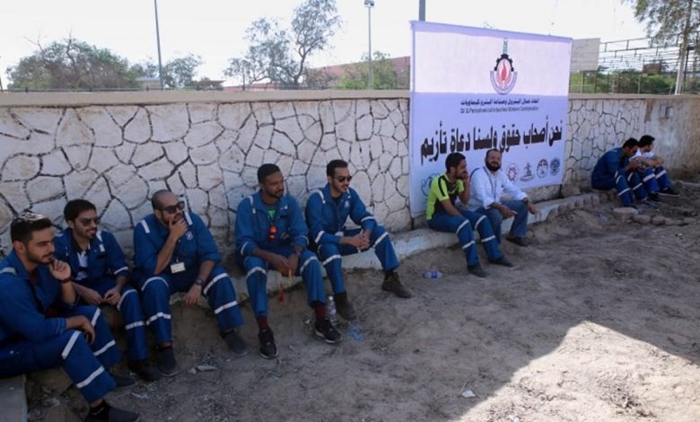 Kuveytte işçiler grevde