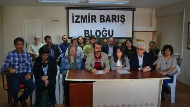 İzmir Barış Bloku basın toplantısı