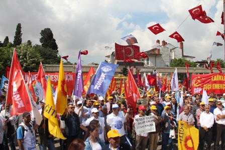 KESK İstanbul mitingi