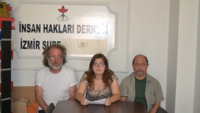İHD İzmir basın toplantısı Orlando