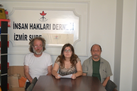 İHD İzmir basın toplantısı Orlando