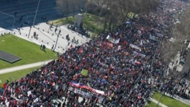 500 bini aşkın Şilili bireysel emeklik sistemini protesto etti