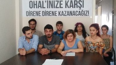 İzmirdeki gençlik örgütlerinden keyfi gözaltılara karşı basın toplantısı