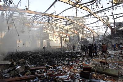 Yemende taziye evi bombalandı