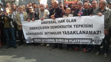 keskten yasak protestosu istanbul