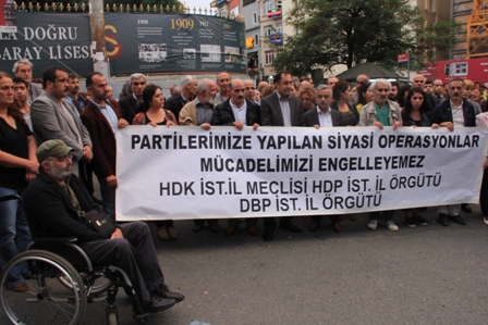 İstanbul HDP ve DBP basın açıklaması
