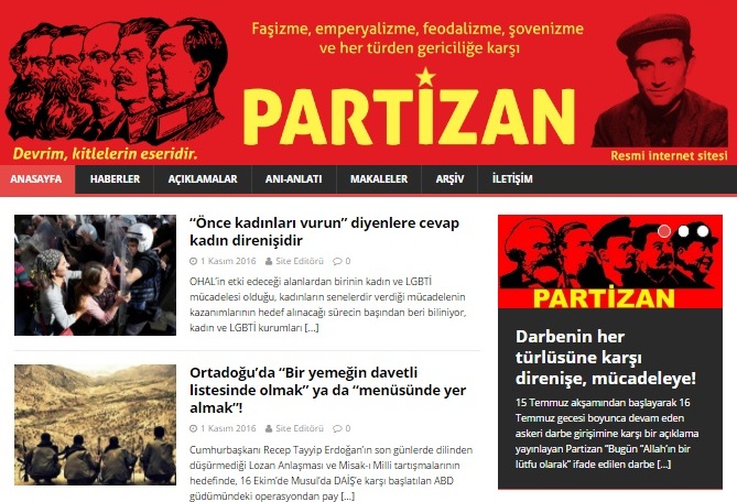 partizan resmi web sitesi