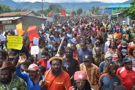 Batı Papua bağımsızlık eylemlerinde 528 kişi gözaltına alındı