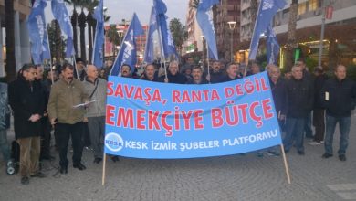 KESK İzmir basın açıklaması
