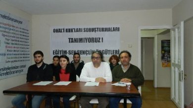 İzmir gennçlik örgütleri basın toplantısı