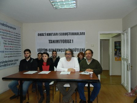 İzmir gennçlik örgütleri basın toplantısı