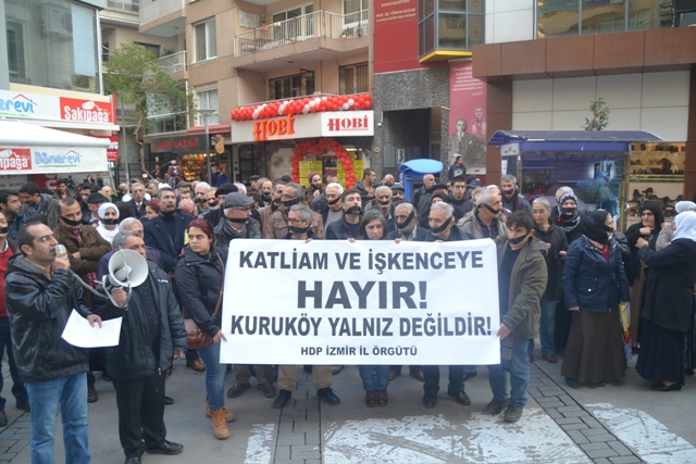 İzmirde Xerabê Bava eylemi
