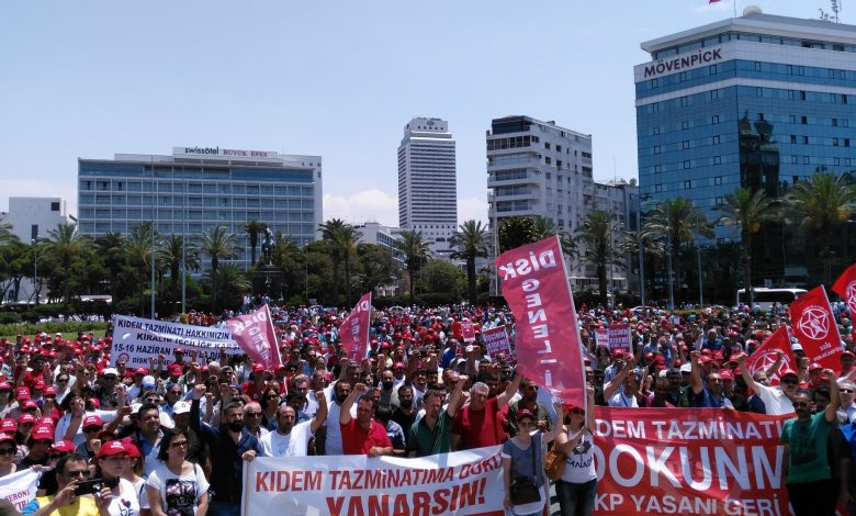 DİSK İzmir eylem