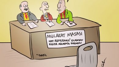 mulakat torpil referans sistem karikatur