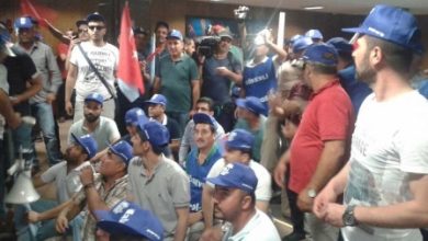 Petrol işçileri TP Genel Müdürlüğünü işgal etti