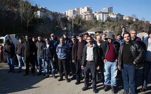 Beşiktaş Belediyesinde 250 işçi iş bıraktı
